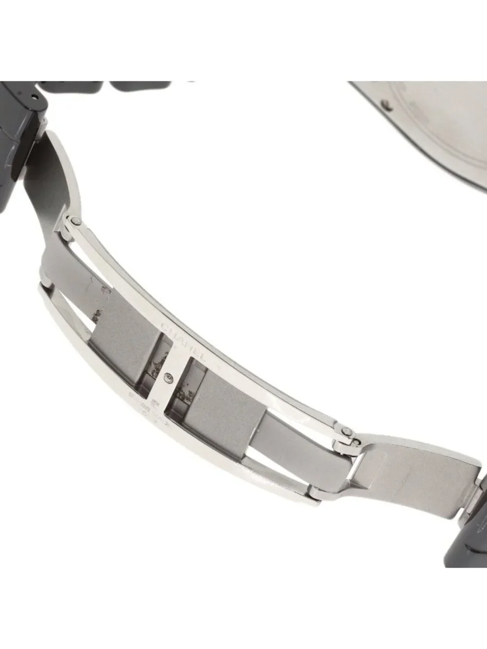 Chanel 38 2 Heavy Diamond Bezel Watch Ceramic